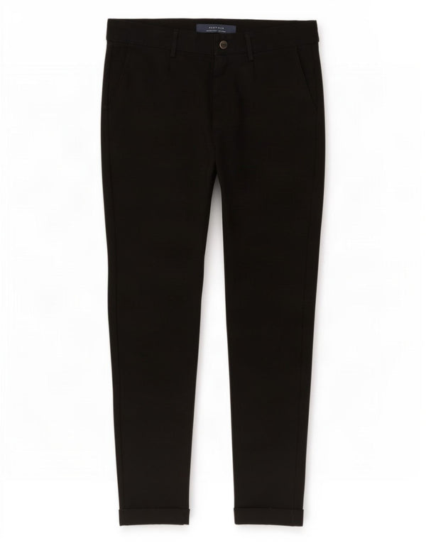 Zara Mens Slim Chino Calças EU 42 Grande W32 L29 Preto
