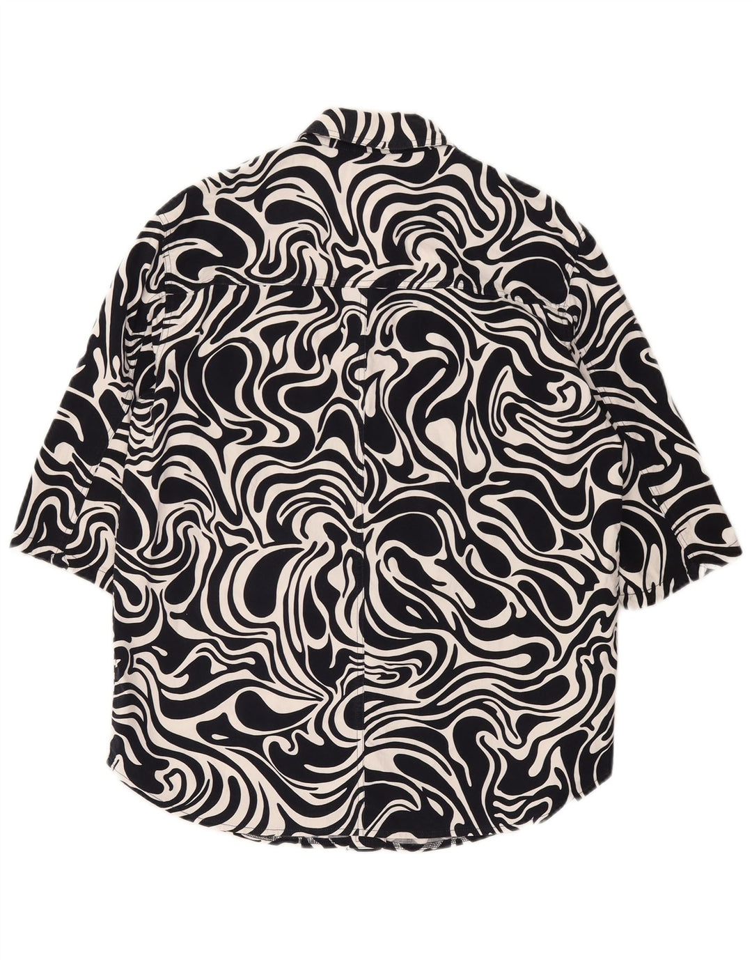 Overshirt feminino Laurel manga 1/2 IT 42 médio azul marinho geométrico