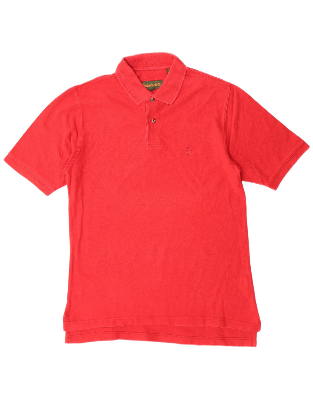 Camisa polo masculina Timberland médio algodão vermelho