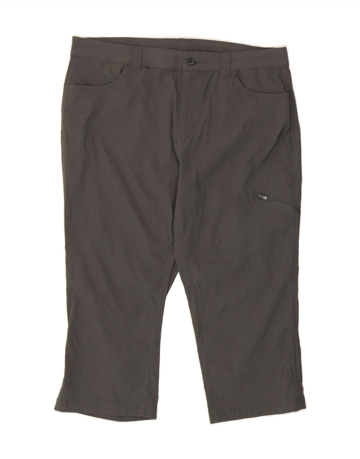 EDDIE BAUER Womens Straight Cargo Capri Trousers US 16 2XL W38 L20 Grey Vintage Eddie Bauer and Second-Hand Eddie Bauer from Messina Hembry 