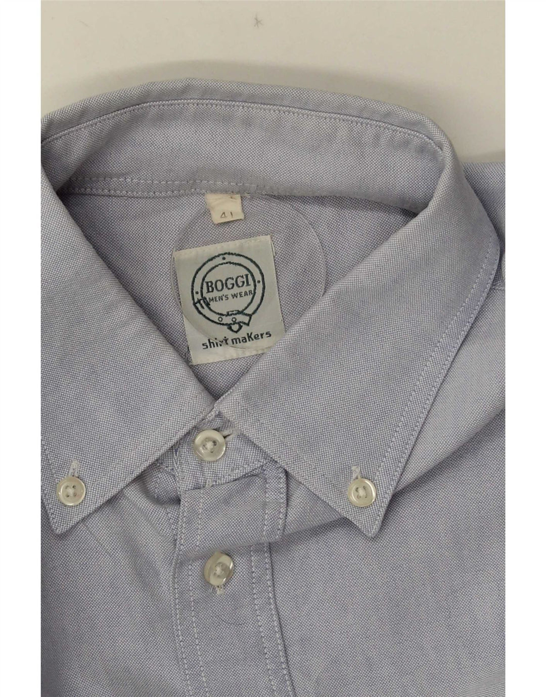 Camisa masculina Boggi tamanho 41 grande azul