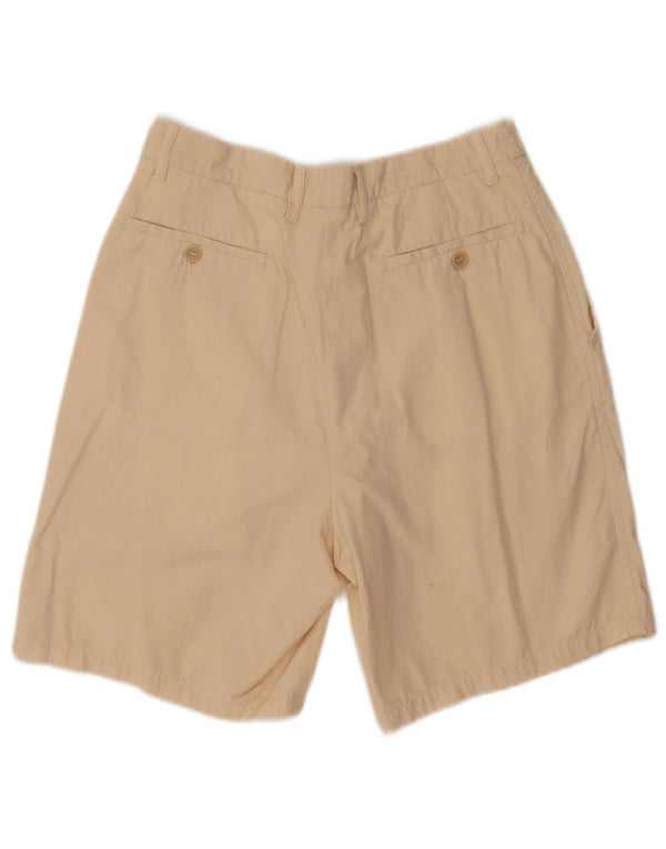 Seventy Mens Pegged Chino Shorts IT 46 Pequeno W28 Off White Cotton