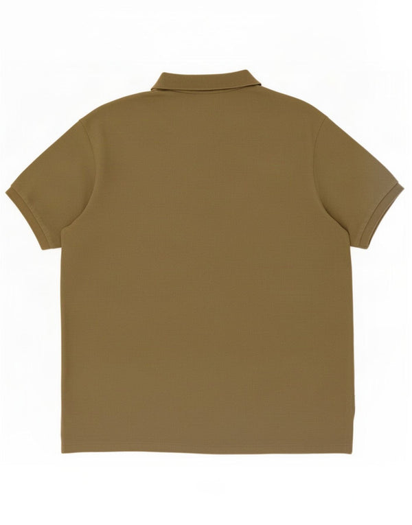 Camisa polo masculina Polo Ralph Lauren de ajuste personalizado 2XL algodão cáqui