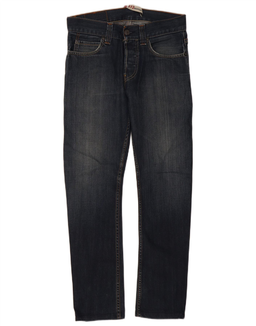 Calça jeans feminina Levi's 512 Bootcut W32 L32 azul marinho