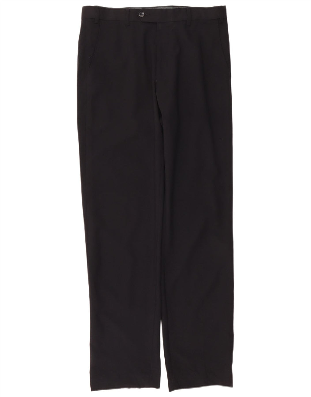 Calça chino masculina regular reta Marks & Spencer W32 L33 azul marinho