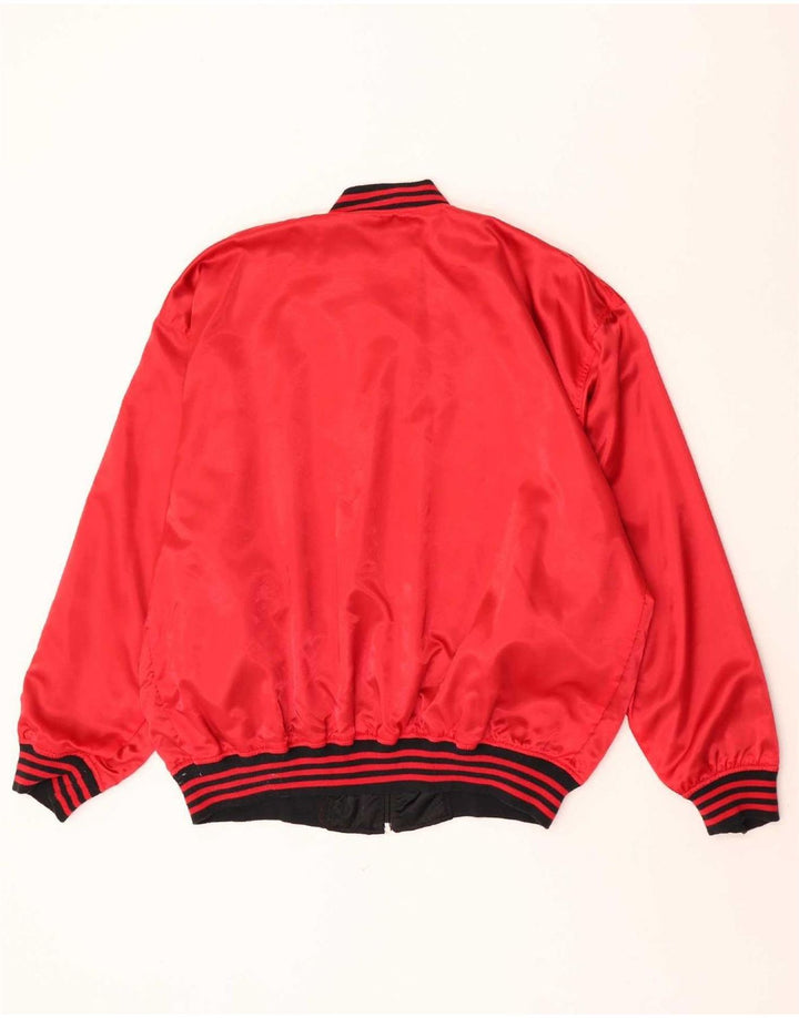 Jaqueta vintage masculina reversível UK 42 XL preta colorblock