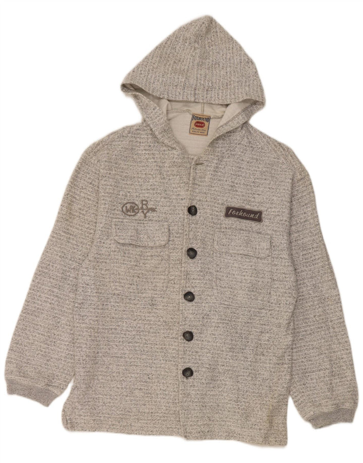 Jaqueta masculina com capuz Foxhound XL cinza manchada