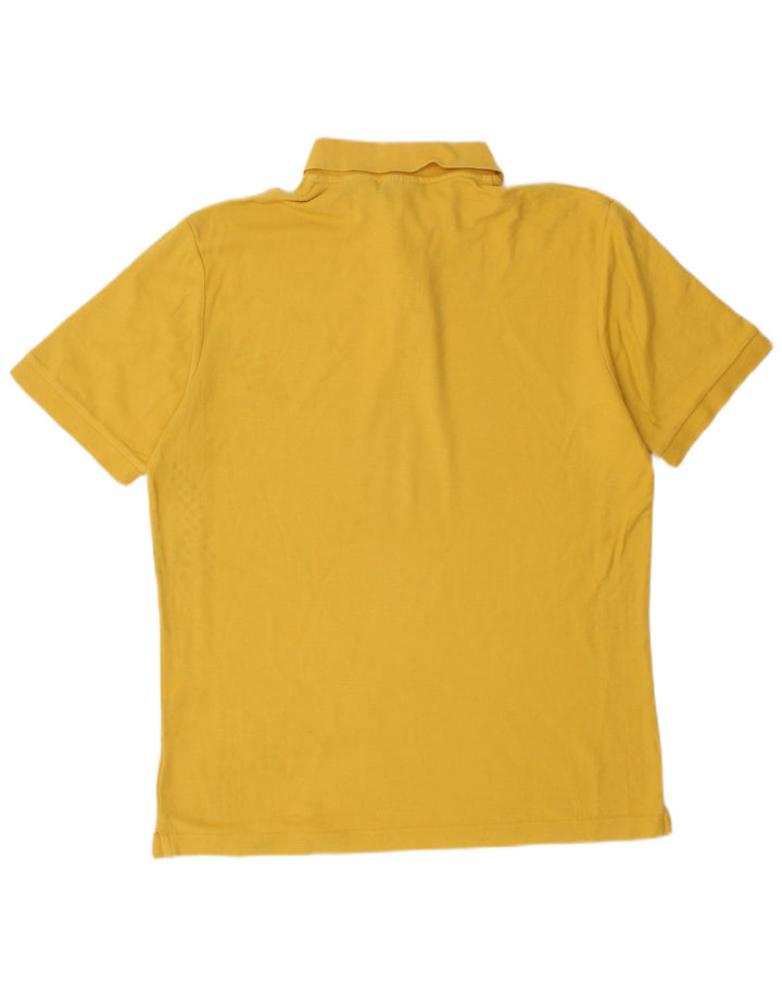 Camisa polo masculina FILA algodão amarelo médio