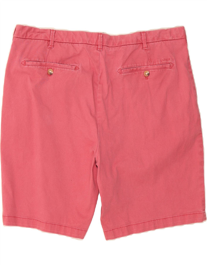 IZOD Mens Salt Water Chino Shorts W40 XL Pink Cotton Vintage Izod and Second-Hand Izod from Messina Hembry 