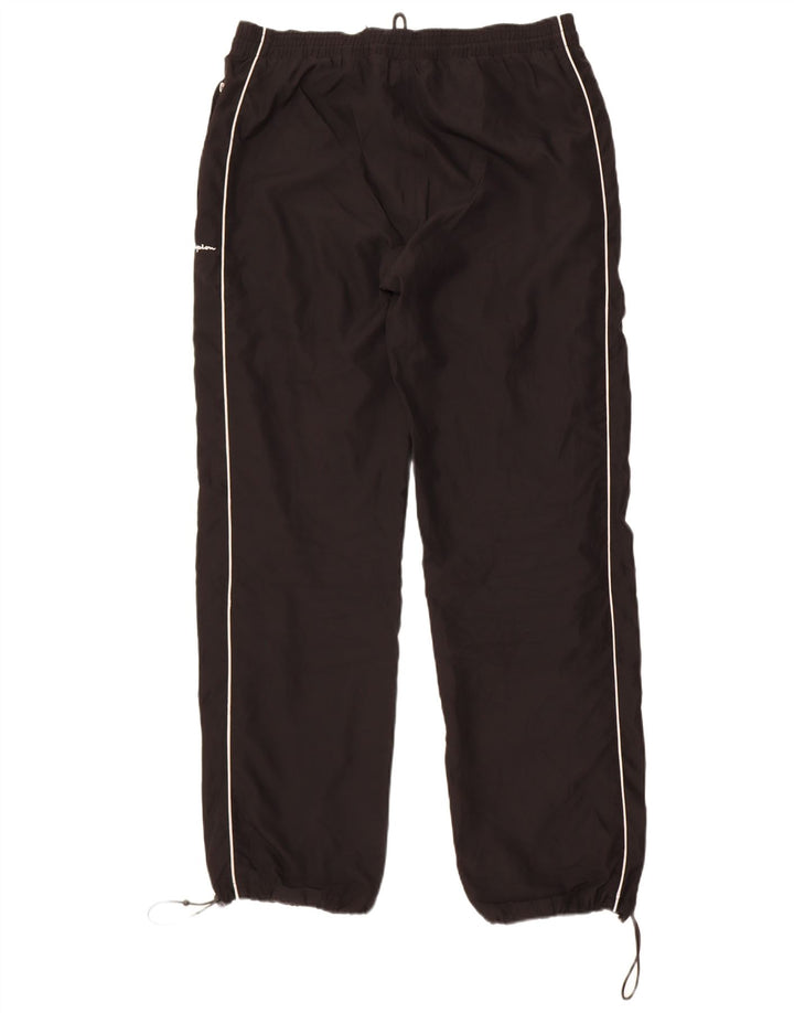 Calça esportiva masculina Champion Joggers grande poliéster preto