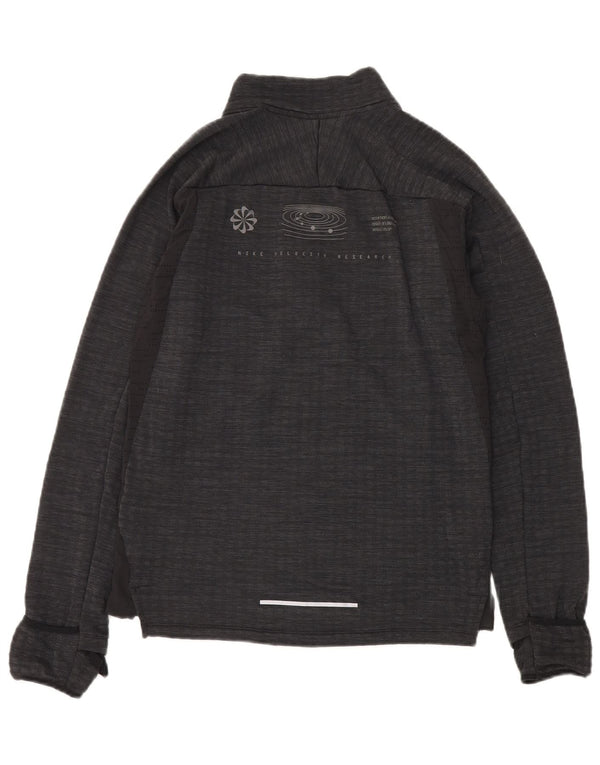 Nike Mens Treino Top Jacket Pequeno Poliéster Salpicado Preto