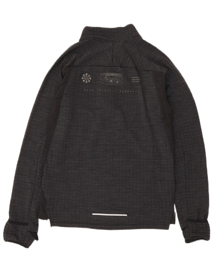 Nike Mens Treino Top Jacket Pequeno Poliéster Salpicado Preto