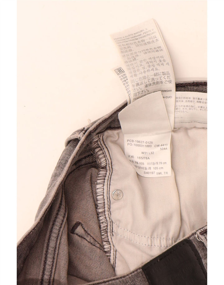Calça jeans feminina Levi's 312 Shaping Slim W31 L32 cinza algodão