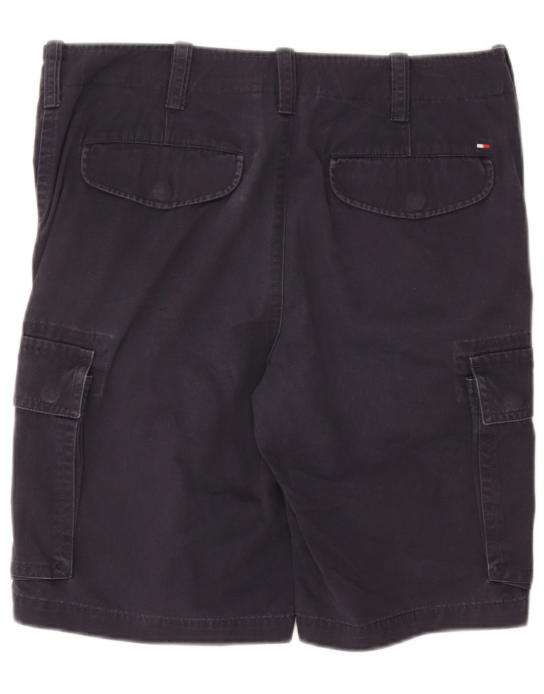 Shorts cargo masculino Tommy Hilfiger W32 grande algodão azul marinho