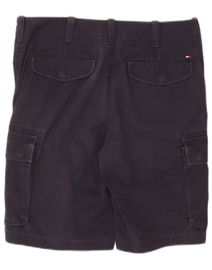 Shorts cargo masculino Tommy Hilfiger W32 grande algodão azul marinho