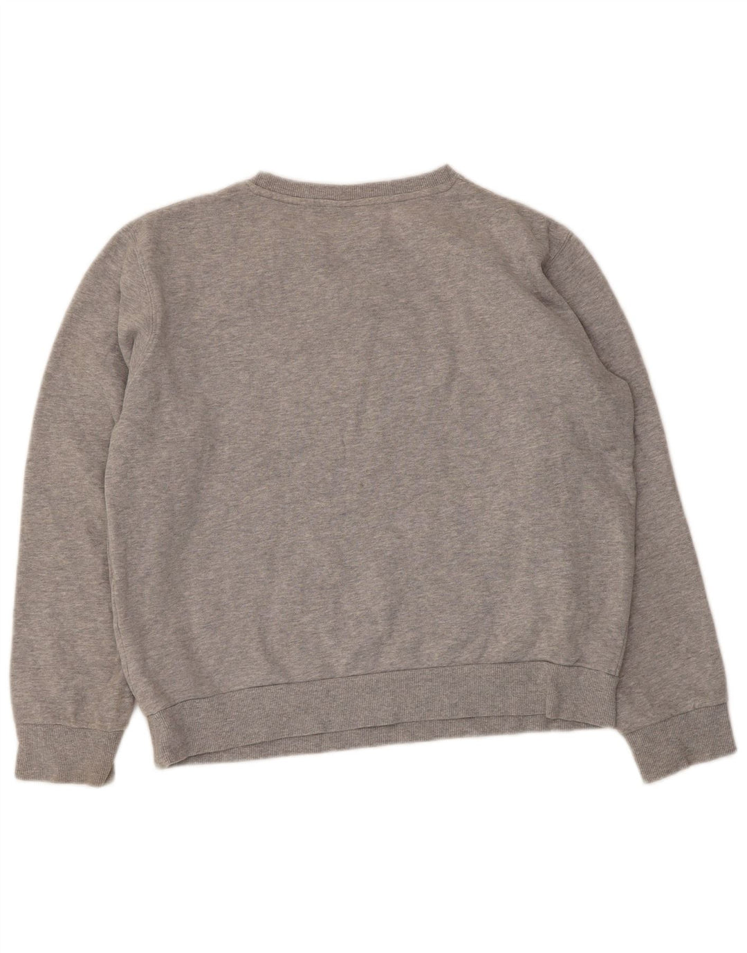 Ellesse moletom feminino grande com estampa gráfica UK 10 pequeno cinza manchado