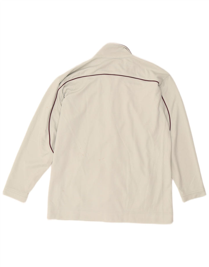 ASICS Mens Tracksuit Top Jacket Médio Poliéster Branco