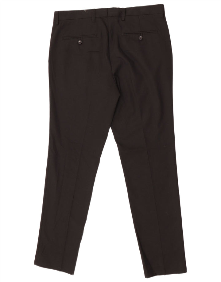 Calça skinny masculina Marks & Spencer W34 L31 poliéster preto