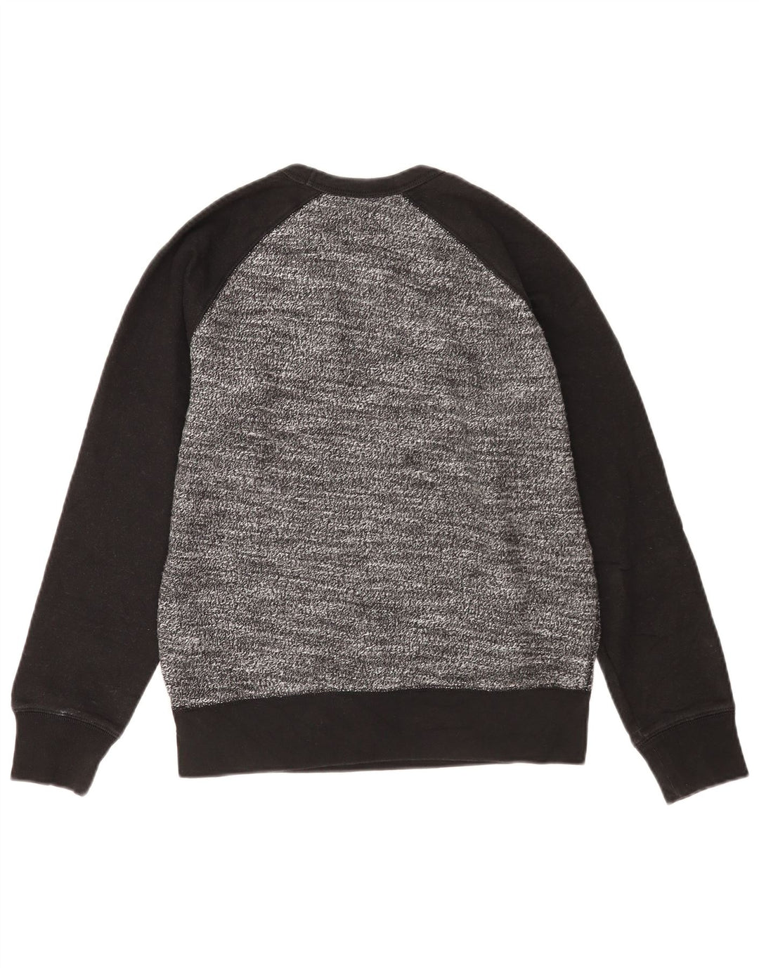 Moletom masculino Gap Jumper pequeno cinza colorblock algodão