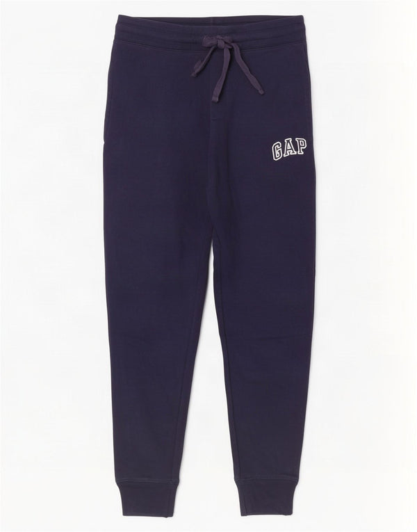 Calça de treino masculina Gap Graphic Joggers XS azul marinho algodão