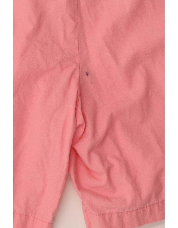 Shorts casuais femininos Marks & Spencer Reino Unido 12 médio W32 algodão rosa