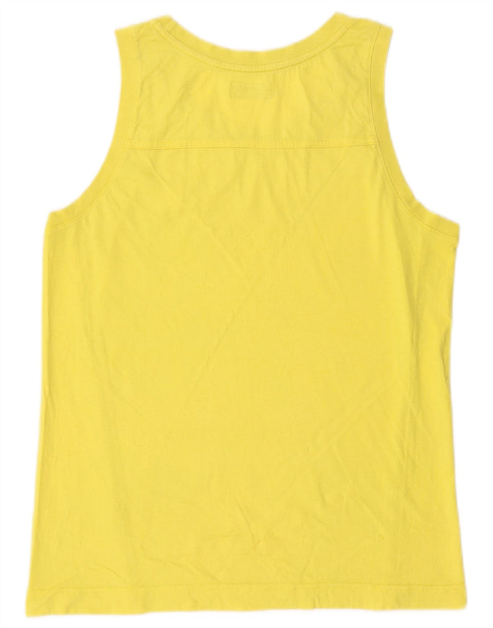 Top colete feminino LOTTO UK 14 grande amarelo
