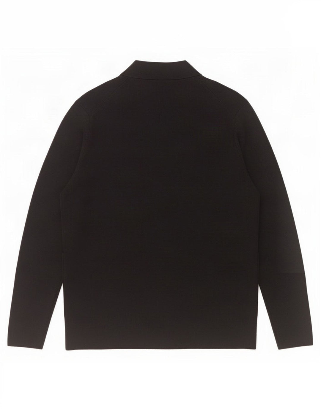Cos Suéter Cardigan Masculino Grande Lã Preta