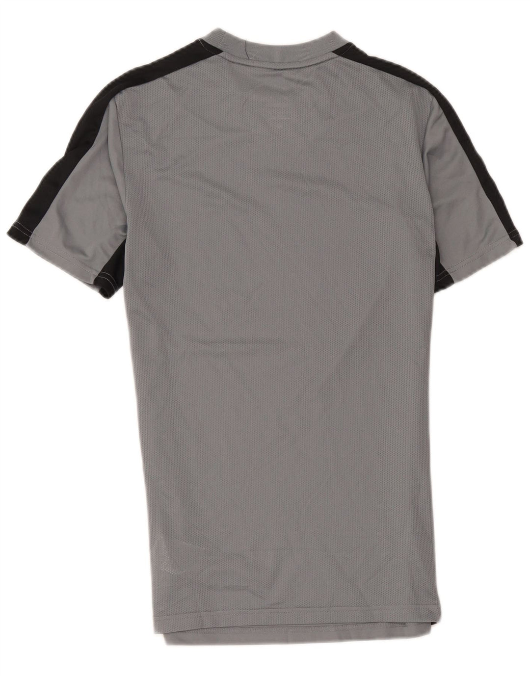 Camiseta masculina Nike Dri Fit Slim Fit Top pequeno cinza colorblock poliéster