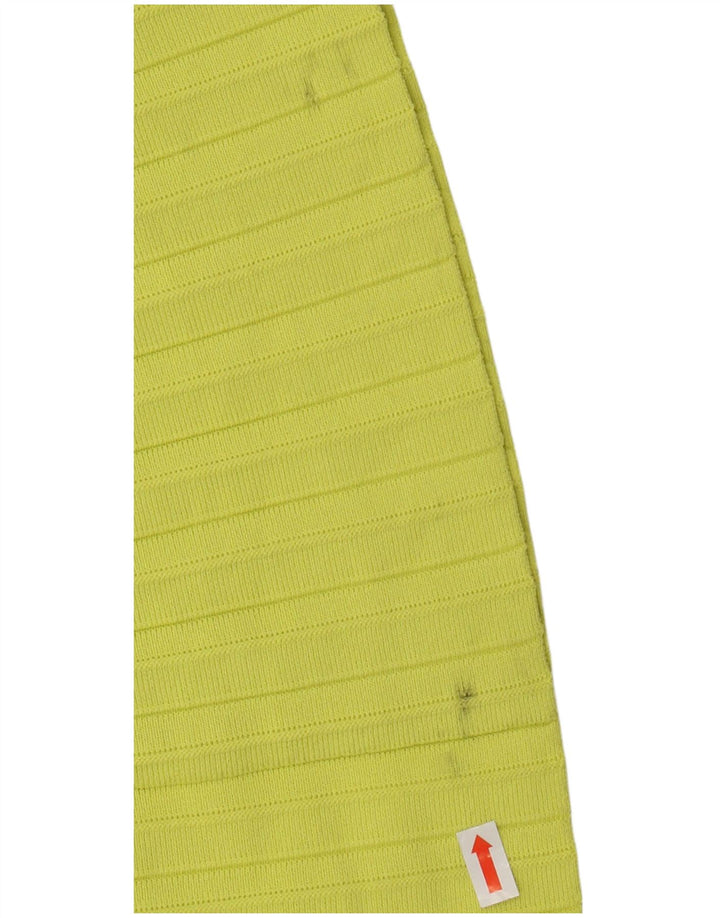 Vestido feminino TED BAKER sem mangas, tamanho 2, viscose verde pequena