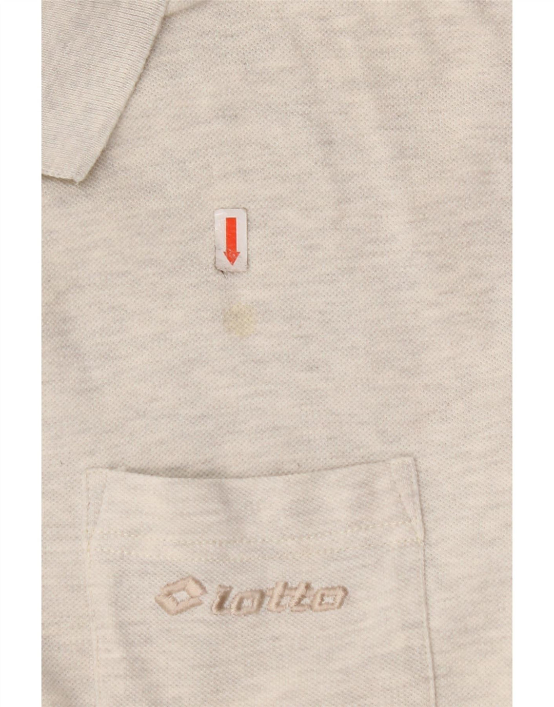 Blusa feminina de manga curta LOTTO Reino Unido 20 2XL algodão cinza