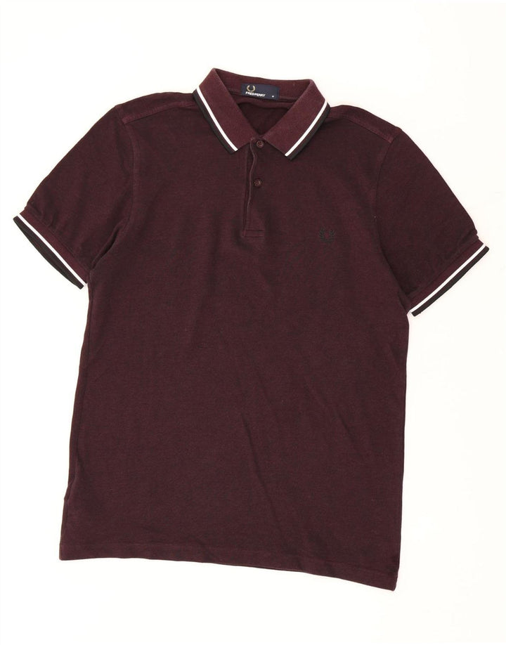 Camisa polo masculina Fred Perry médio marrom algodão