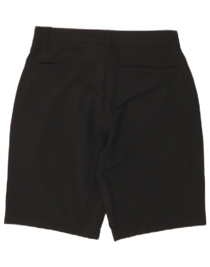 Hurley Mens Chino Shorts W28 Pequeno Poliéster Preto