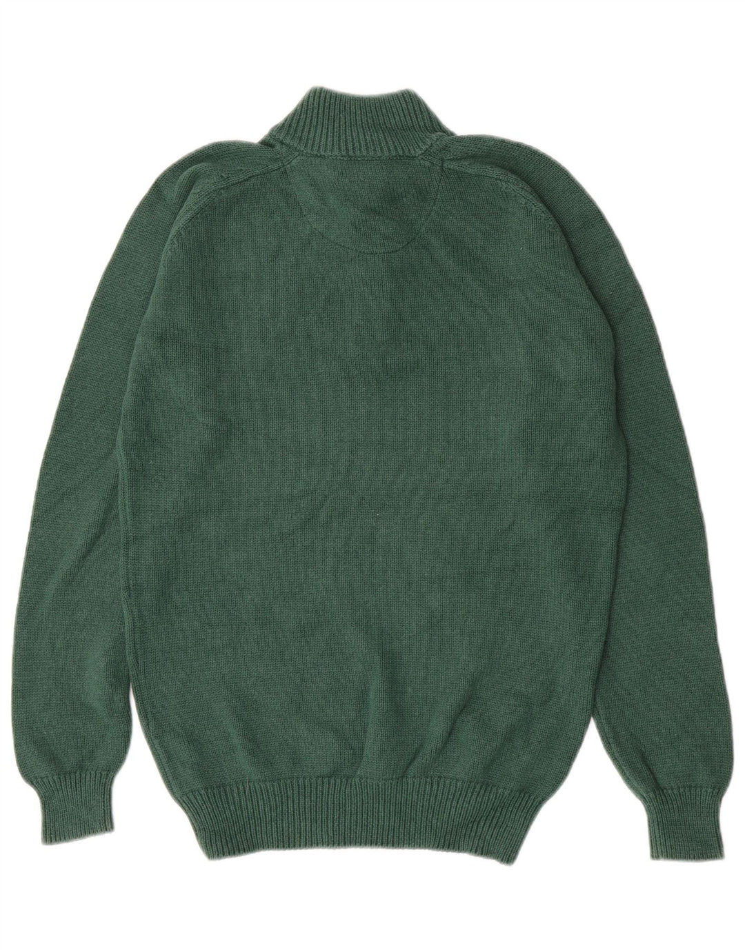 Suéter masculino Massimo Dutti com gola redonda, algodão verde grande