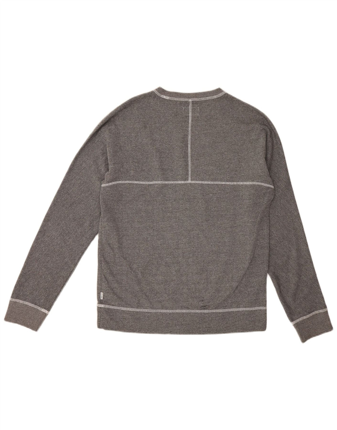 Converse masculino gráfico moletom jumper médio cinza algodão