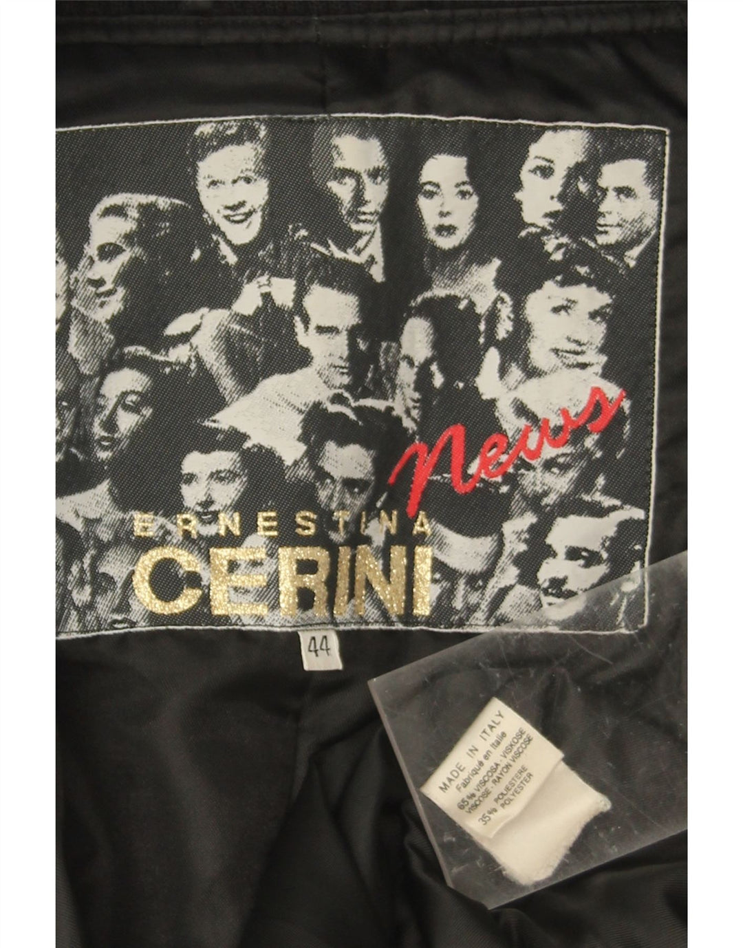 Sobretudo feminino Ernestina Cerini IT 44 médio preto viscose