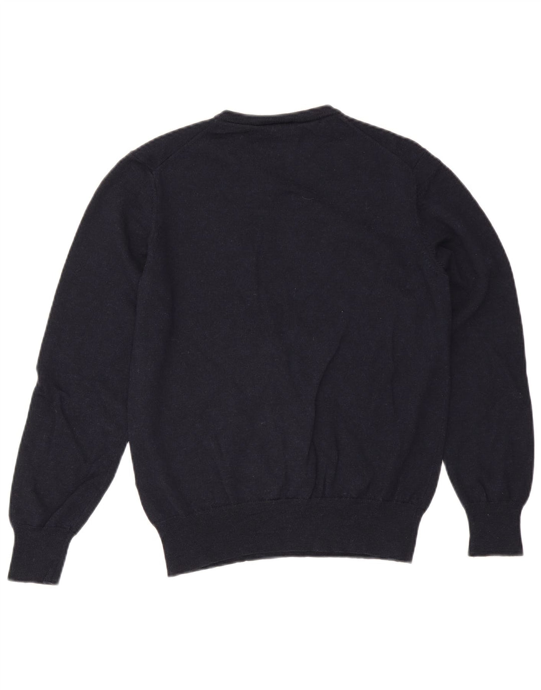 Suéter masculino Kappa com gola redonda, lã azul marinho médio