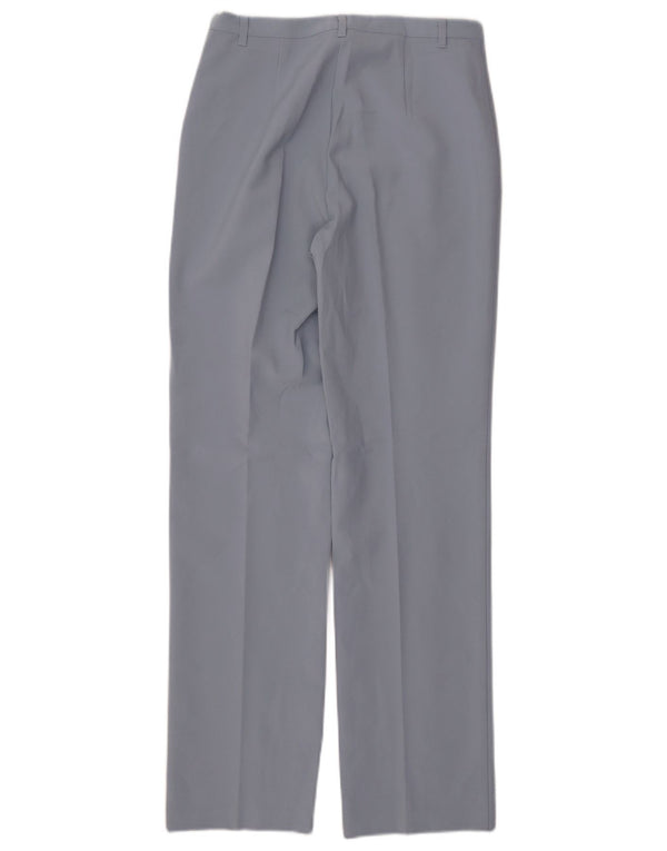 Benetton Calça casual feminina de cintura alta IT 44 Médio W28 L31 Azul