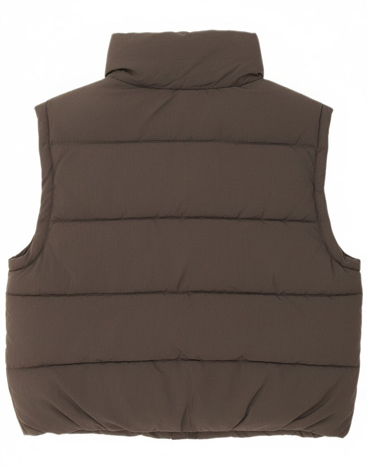 ZARA Colete acolchoado para meninas 13-14 anos cinza poliéster