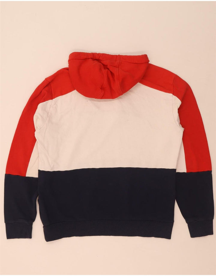 Suéter com capuz gráfico masculino North Sails grande bloco colorido multicolorido