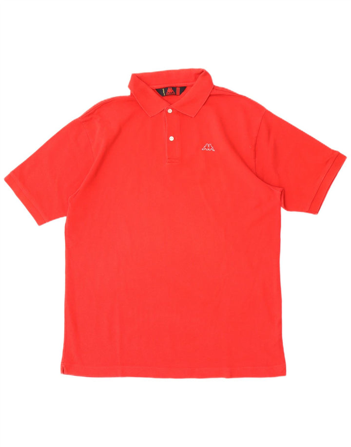 Camisa polo masculina Kappa XL algodão vermelho