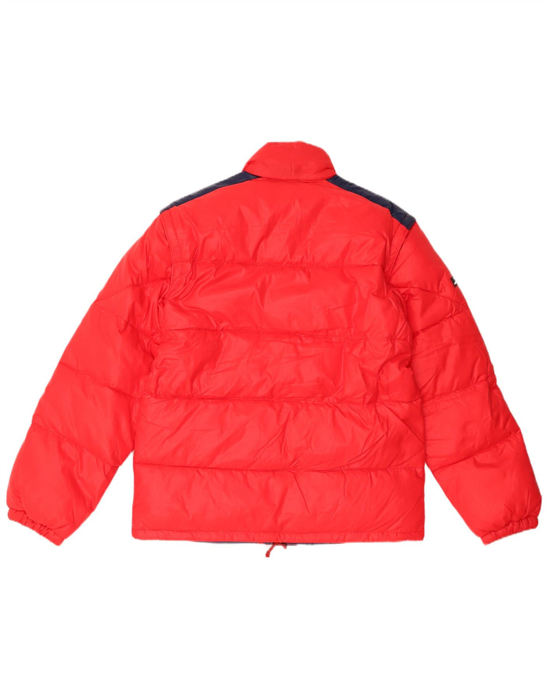 Jaqueta acolchoada masculina vintage IT 44 XS vermelho Colourblock poliamida
