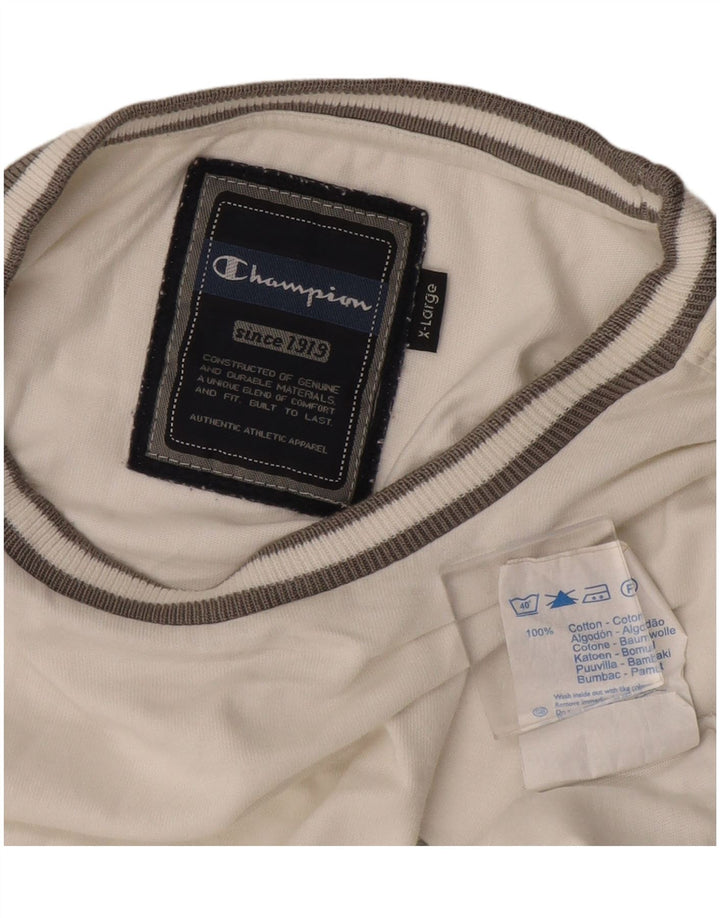 Camiseta masculina Champion Top XL algodão branco