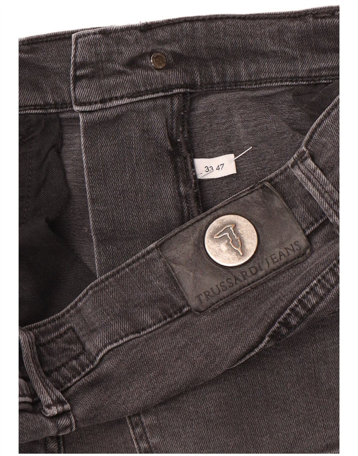 Trussardi Mens Jeans Slim W33 L31 Cinza