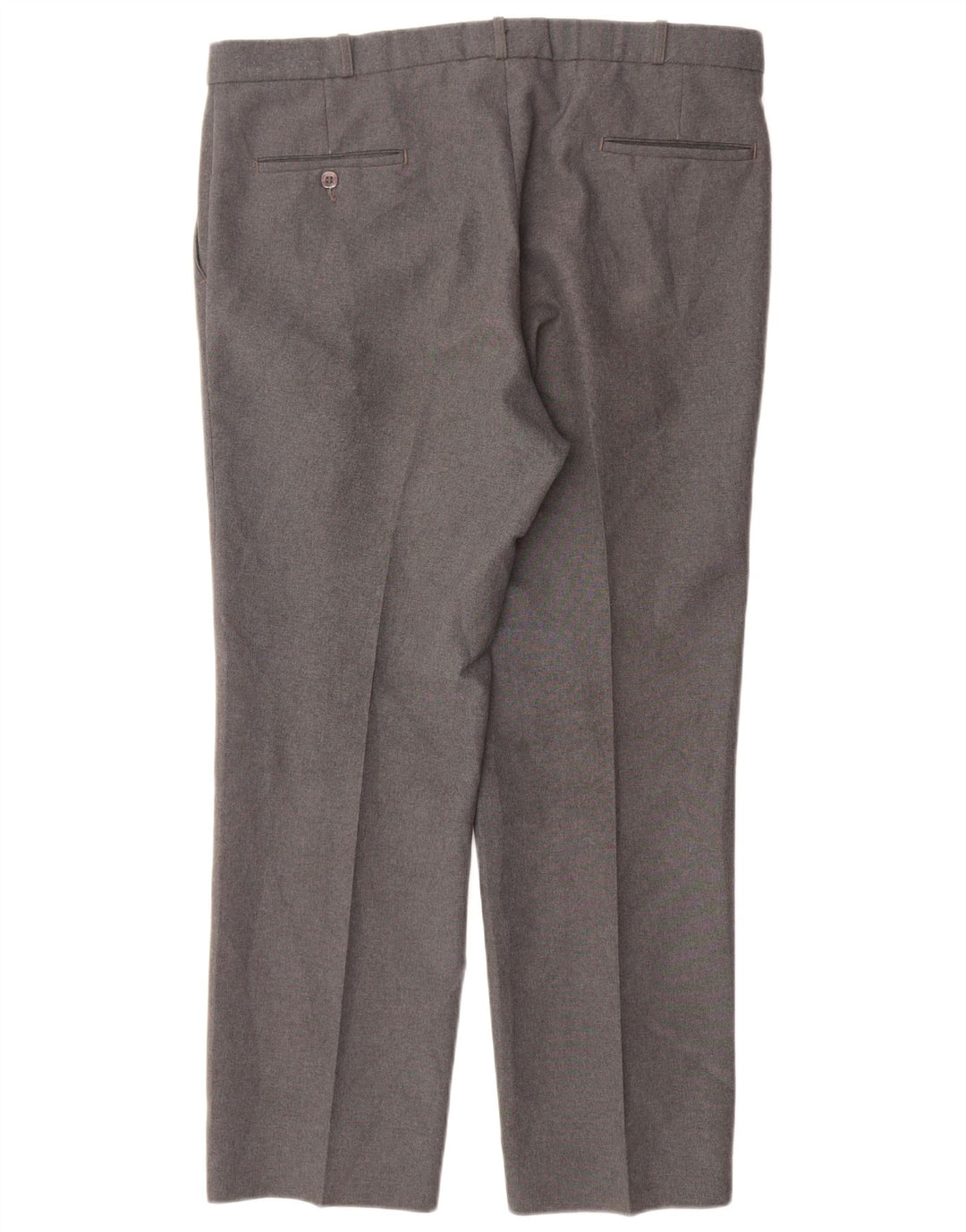 Calça masculina Farah Pegged Suit W38 L30 poliéster cinza