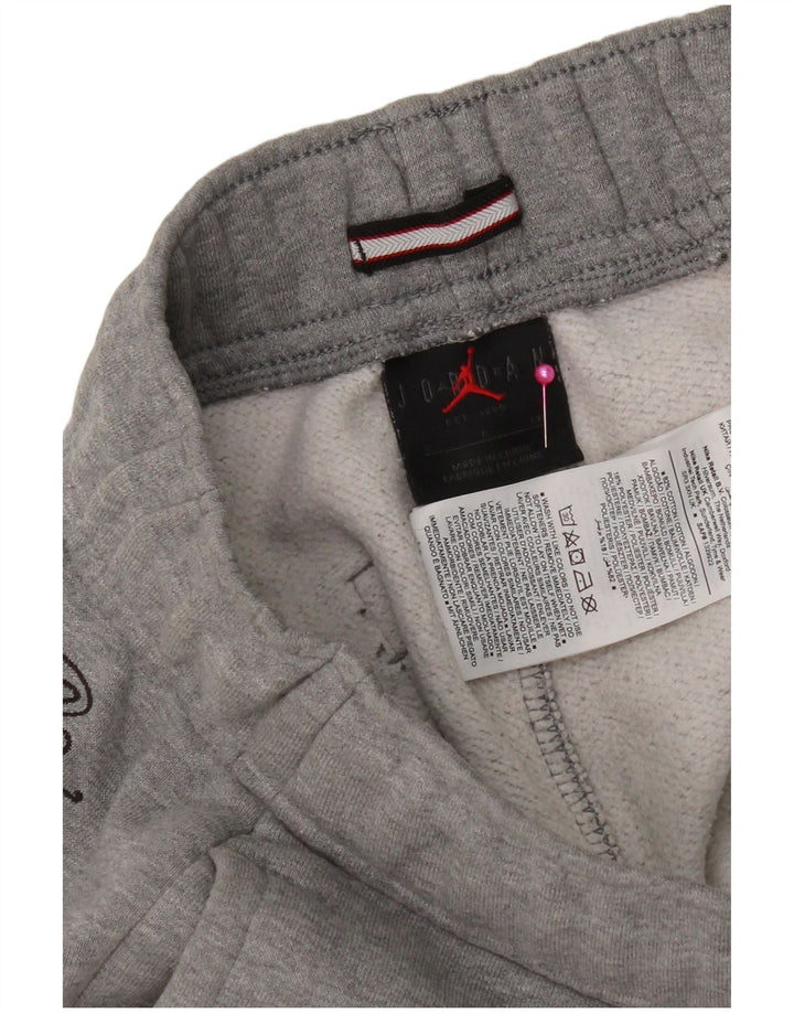 Calça de treino masculina Jordan Joggers pequeno algodão cinza