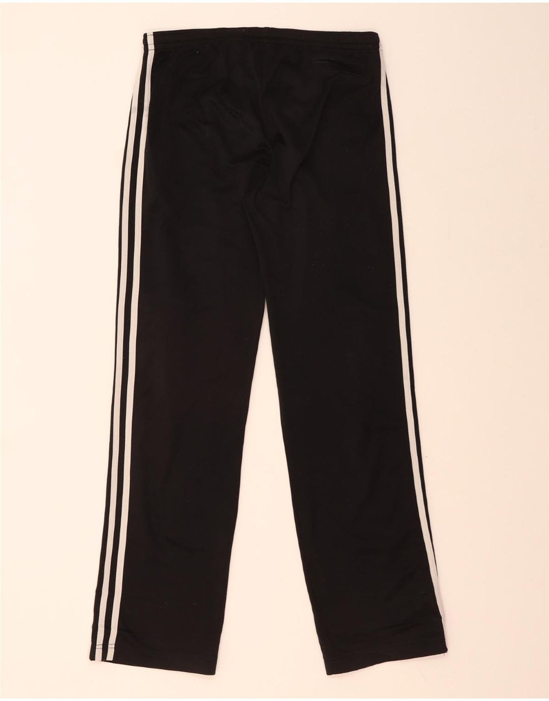 Calça de treino masculina ADIDAS UK 36/38 pequena preta poliéster