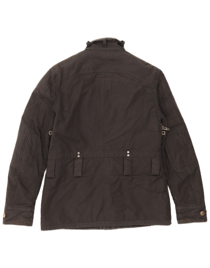 Jaqueta corta-vento masculina G-Star UK 36 algodão cinza pequeno