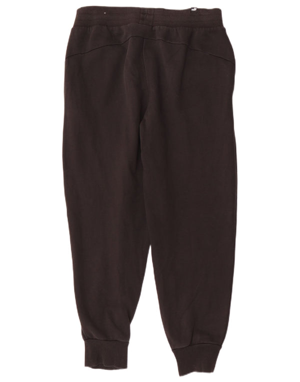 Calça de treino masculina Puma Joggers médio algodão preto