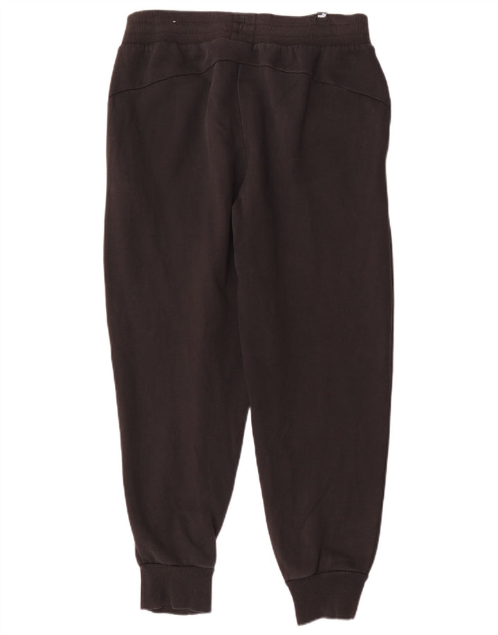 Calça de treino masculina Puma Joggers médio algodão preto