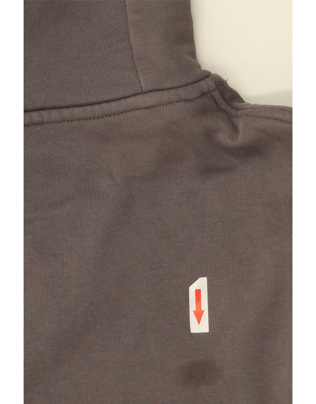 Zara Mens Hoodie Jumper Médio Algodão Cinza